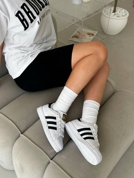 Кросівки Adidas Superstar White | Шкіряні кросівки SLP011104-ТА фото