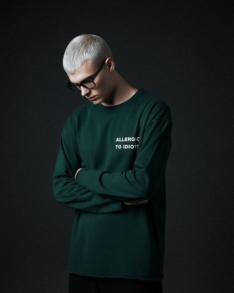 Світшот Allergic to Idiots Oversize LG5-8 фото