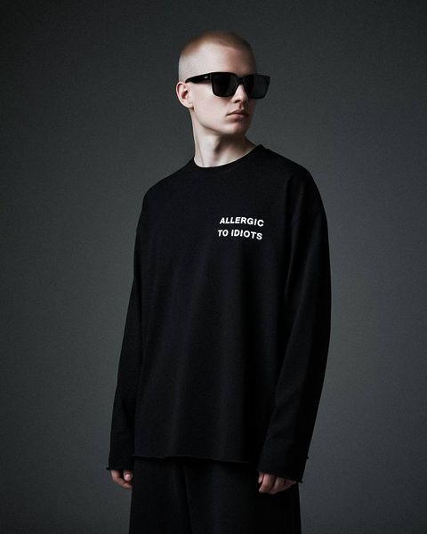 Світшот Allergic to Idiots Oversize LG5-8 фото
