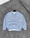 Блакитний вʼязаний оверсайз светр MR132 фото 4