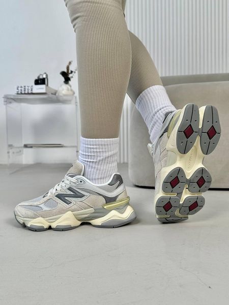 Кросівки New Balance 9060 Lunar New Year Grey | Замшеві кросівки S1414 фото