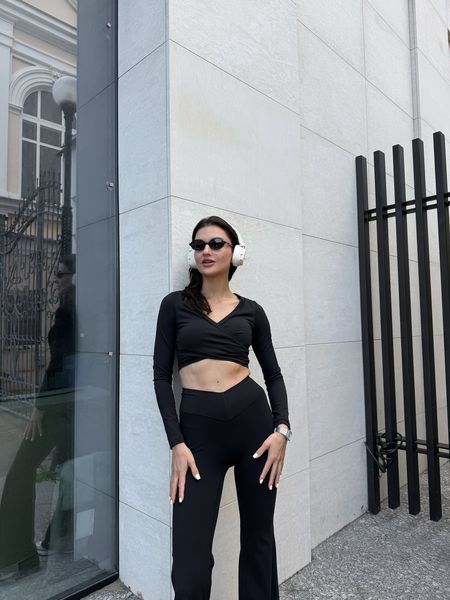Комплект &laquo;Fit&Beauty&raquo; рашгард і лосини кльош для фітнесу, аеробіки та щоденного носіння Fit&Beauty фото
