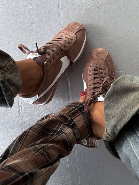 Жіночі кросівки Nike CORTEZ VINTAGE SUEDE BROWN | Замшеві кросівки 2903 фото