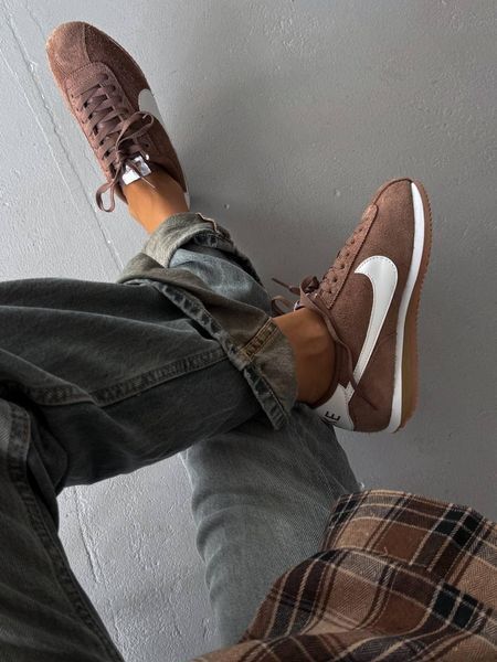 Жіночі кросівки Nike CORTEZ VINTAGE SUEDE BROWN | Замшеві кросівки 2903 фото