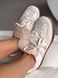 Кросівки Adidas Gazelle Indoor x Foot Industry бежеві | Шкіряні кросівки Ad Gazelle Beige 1442 фото 1