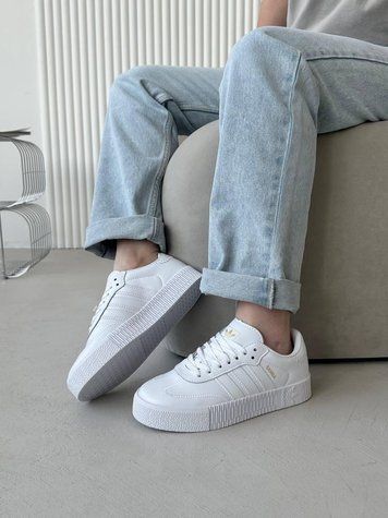 Кросівки Adidas Samba White | Жіночі кросівки S1281 фото