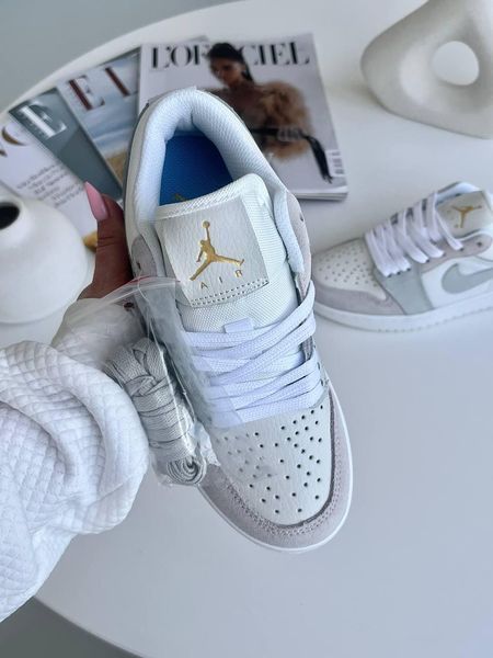 Кросівки Nike Jordan Low Litlle Paris | Шкіра-Замша S1327 фото