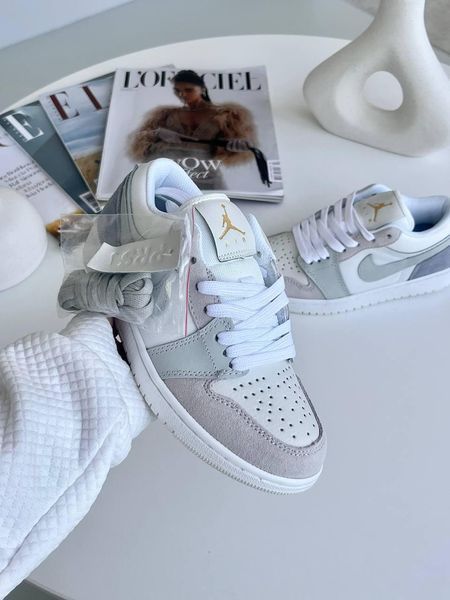 Кросівки Nike Jordan Low Litlle Paris | Шкіра-Замша S1327 фото