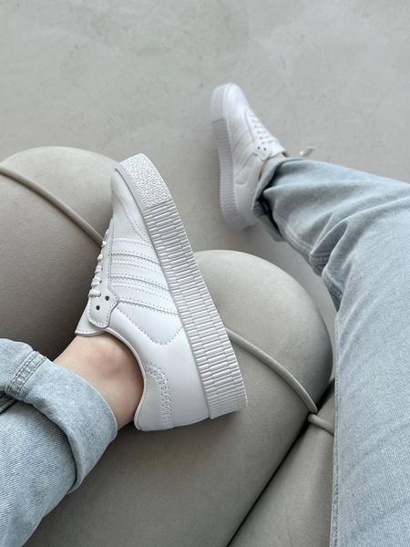 Кросівки Adidas Samba White | Жіночі кросівки S1281 фото