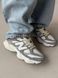 Кросівки New Balance 9060 Grey White | Замшеві кросівки S1440 фото 6