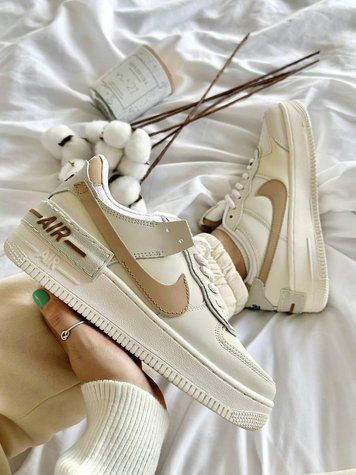 Кросівки Nike Air Force Shadow Beige | Жіночі кросівки J1014 фото