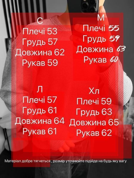 Чоловічий светр оверсайз в смужку ssr23 фото
