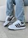 Кросівки Adidas Forum White Black | Жіночі кросівки S1382 фото 8