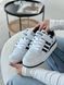 Кросівки Adidas Forum White Black | Жіночі кросівки S1382 фото 3