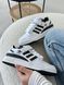 Кросівки Adidas Forum White Black | Жіночі кросівки S1382 фото 4