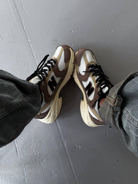Жіночі кросівки New Balance 530 Brown White | Замшеві кросівки 4050 фото