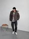 Оверсайз куртка пуховик Blaid в клетку унисекс RD416 фото 40