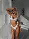 Купальник Bikini білий | Матовий біфлекс з високою посадкою Bikini фото 9