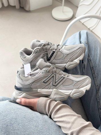 Кросівки New Balance 9060 Silver Metallic Grey | Замшеві кросівки S1439 фото