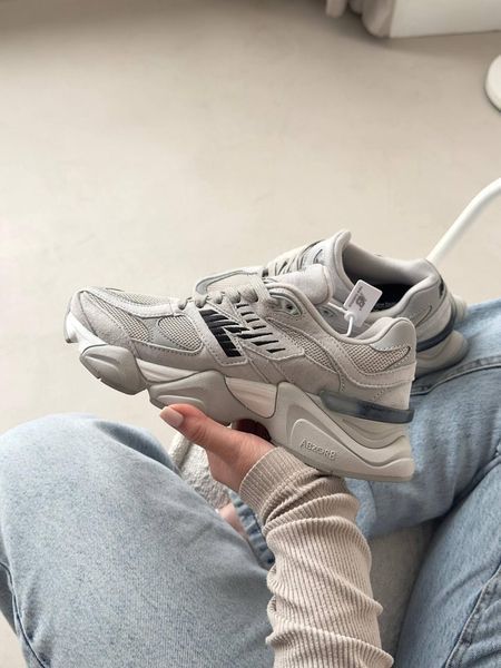 Кросівки New Balance 9060 Silver Metallic Grey | Замшеві кросівки S1439 фото