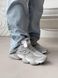 Кросівки New Balance 9060 Silver Metallic Grey | Замшеві кросівки S1439 фото 7