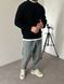 Вʼязаний оверсайз светр Cropped Fit LA153 фото 25