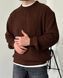 Вʼязаний оверсайз светр Cropped Fit LA153 фото 27
