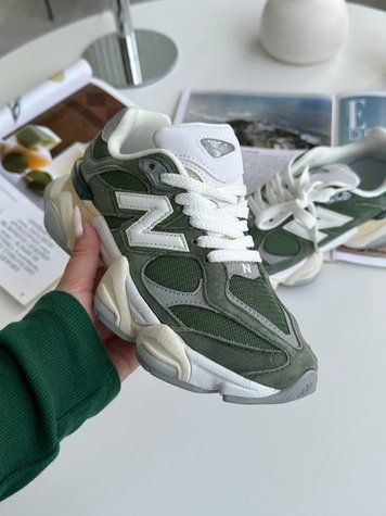 Кросівки New Balance 9060 Nori | Замшеві кросівки S1210 фото
