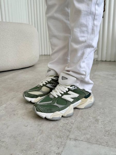 Кросівки New Balance 9060 Nori | Замшеві кросівки S1210 фото