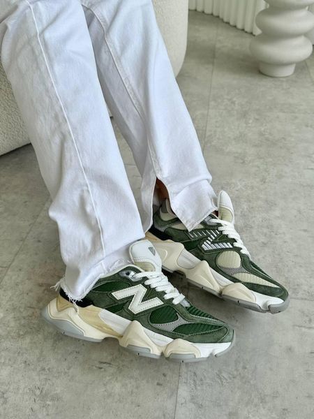Кросівки New Balance 9060 Nori | Замшеві кросівки S1210 фото
