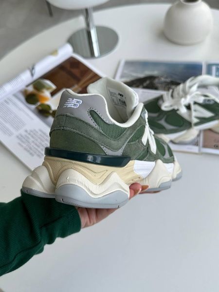 Кросівки New Balance 9060 Nori | Замшеві кросівки S1210 фото