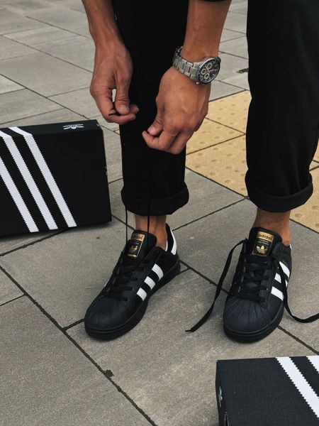 Кроссовки Adidas Superstar Black SL010104-ТА фото