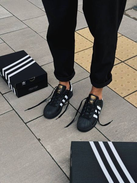 Кроссовки Adidas Superstar Black SL010104-ТА фото