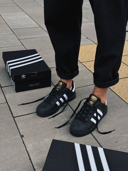 Кроссовки Adidas Superstar Black SL010104-ТА фото
